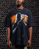 73Studio X Call Of Duty Black Ops 2 Vintage T-Shirt Black Acidwash